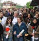 Mit dem 'Zug der Erinnerung' in  Oświęcim. Foto: Alex Vlkel